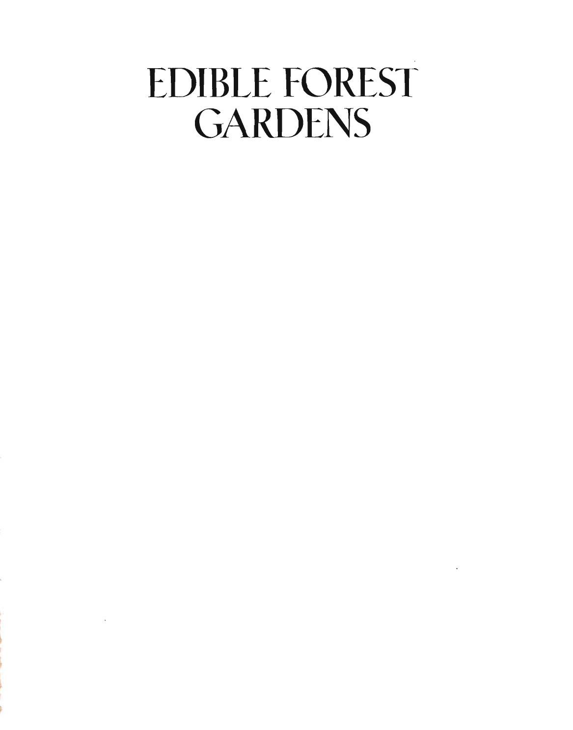Edible Forest Gardens Vol.1-Vis - Unknown